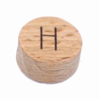 Houten Letterkraal Letter H 