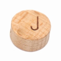 Houten Letterkraal Letter J 