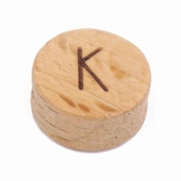 Houten Letterkraal Letter K 