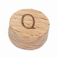 Houten Letterkraal Letter Q 