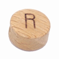 Houten Letterkraal Letter R 