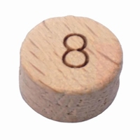 Houten Cijfer 8 