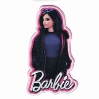 Applicatie Barbie geborduurd 
