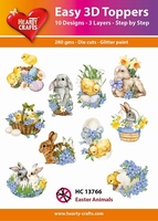 Easy 3D-Toppers, Easter Animals 