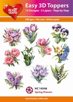 Easy 3D-Toppers, Spring Flowers 