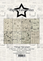 Paper Favourites Vintage Newspaper A5