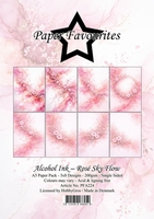 Paper Favourites Alcohol ink - Rose Sky Flow A5