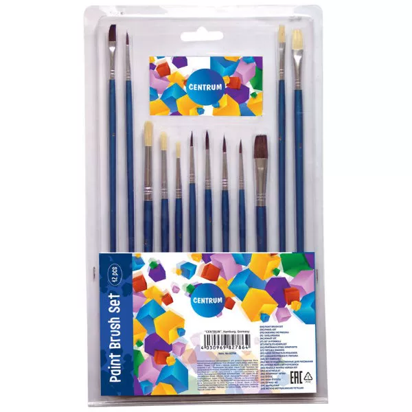 Artistieke penselen, 12 stuks