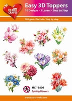 Easy 3D-Toppers, Spring Flowers 