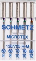 Schmetz Naaimachine Naalden Microtex 5 stuks